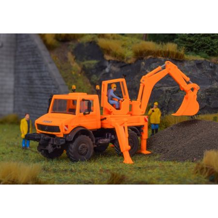 KIBRI 18480 H0 Unimog z koparką