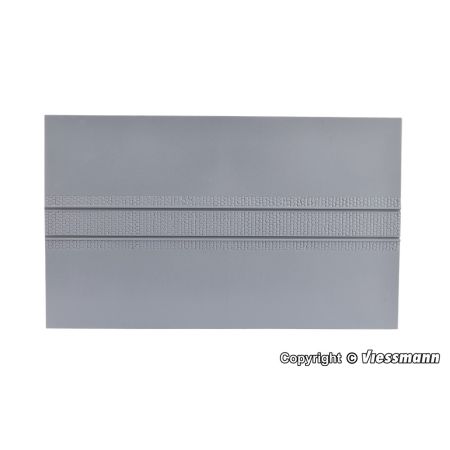 KIBRI 34125 H0 Płytka modelarska 20x12 cm - Ulica brukowana z torami