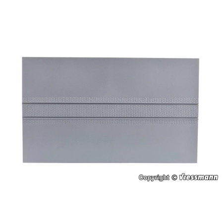 KIBRI 34125 H0 Płytka modelarska 20x12 cm - Ulica brukowana z torami