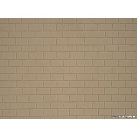 KIBRI 34137 H0 Płytka modelarska 20x12 cm - Mur ceglany szary