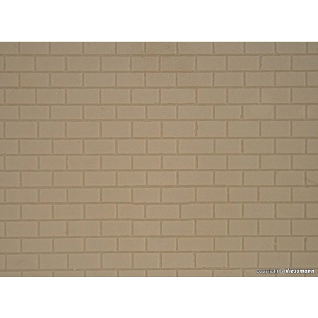 KIBRI 34137 H0 Płytka modelarska 20x12 cm - Mur ceglany szary
