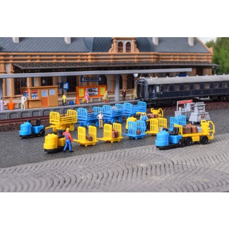 KIBRI 37530 N Deco set - Wózki peronowe