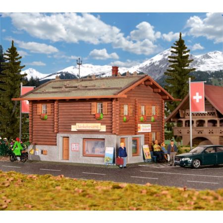 KIBRI 38021 H0 Dom drewniany, Informacja Turystyczna Davos