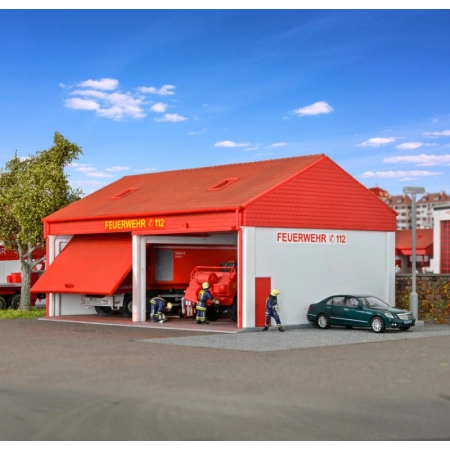 KIBRI 38542 H0 Straż pożarna - Garaż na dwa pojazdy