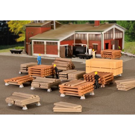 KIBRI 38607 H0 Akcesoria - Drewno i deski