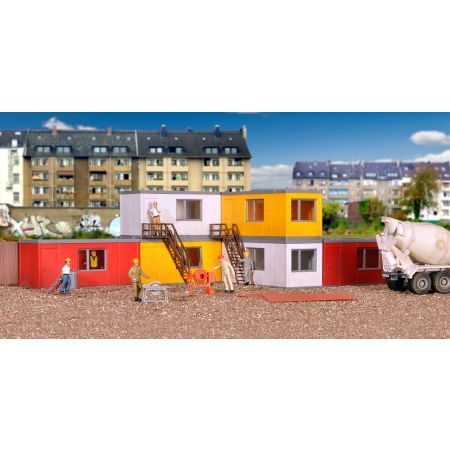 KIBRI 38627 H0 Kontenery biurowo - mieszkalne 6 szt.