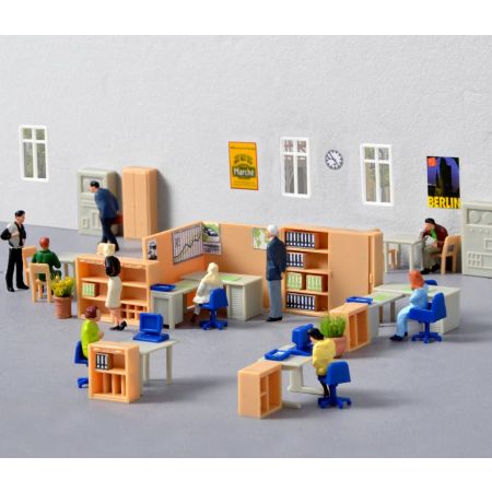 KIBRI 38654 H0 Wyposażenie biura - Meble