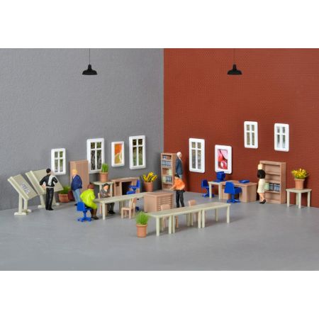 KIBRI 38655 H0 Wyposażenie biura technicznego - Meble