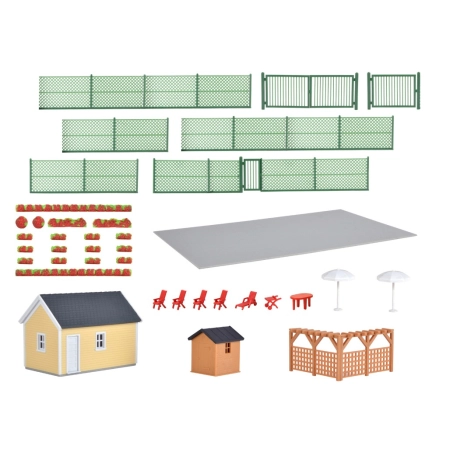 KIBRI 38659 H0 Domek działkowy + płot