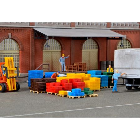 KIBRI 38662 H0 Akcesoria - Palety i skrzynki