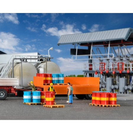 KIBRI 39386 H0 Akcesoria - Beczki 32 szt.