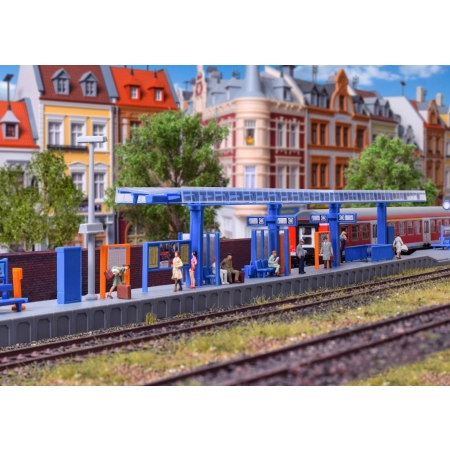 KIBRI 39556 H0 Peron Sulzberg z wiatą