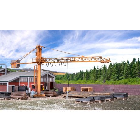 KIBRI 39817 H0 Tartak - skład drewna z dźwigiem