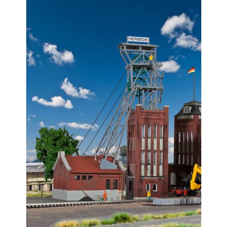 KIBRI 39845 H0 Kopalnia Herbede - wieża wyciągowa z elektrycznym napędem