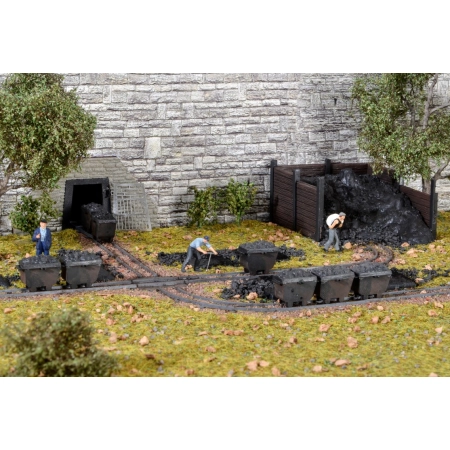 KIBRI 39853 H0 Wózki węglowe z torami