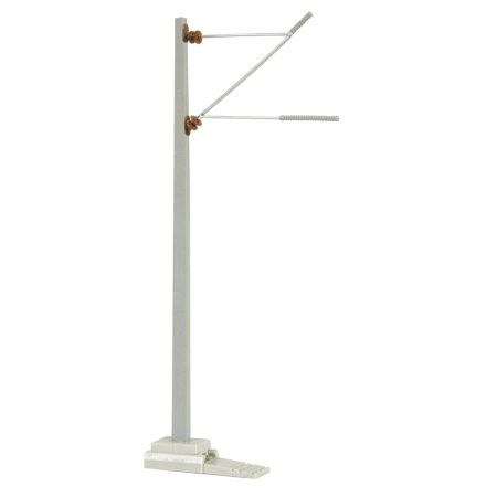 VIESSMANN 4125 H0 Słup trakcyjnny ÖBB z odciągami, 98 mm