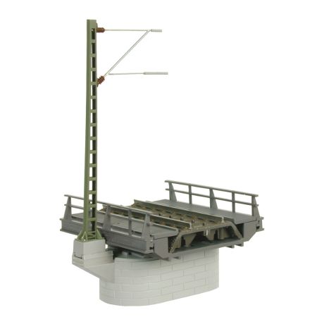 VIESSMANN 4129 H0 Sieć trakcyjna, Słup trakcyjny na most, wys. 99 mm