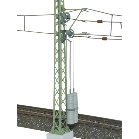 VIESSMANN 4164 H0 Maszt trakcji elektrycznej 115 mm z naciągiem