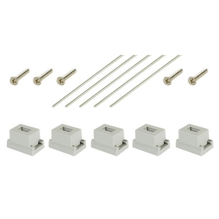 VIESSMANN 4192 H0 Kotwy i odciągi do słupów trakcyjnych, 5 szt.