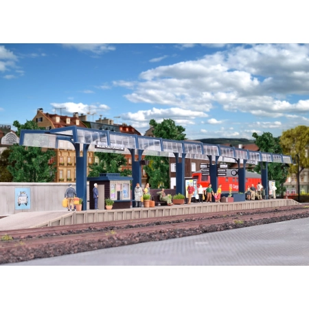 VOLLMER 43532 H0 Peron z zadaszeniem