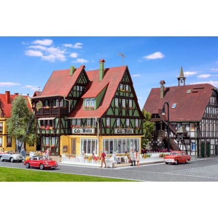 VOLLMER 43695 H0 Cafe - Bistro z oświetleniem i wyposażeniem