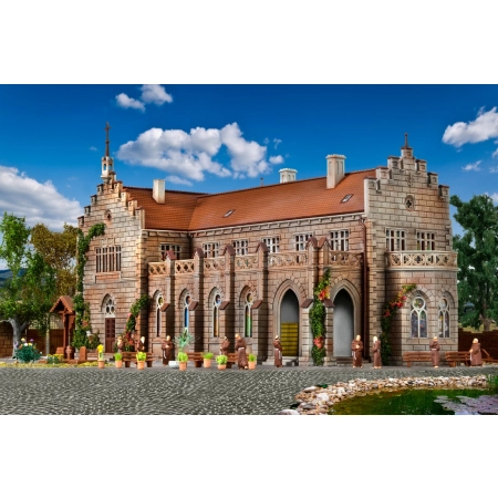 VOLLMER 43860 H0 Klasztor z ogrodzeniem i dodatkami
