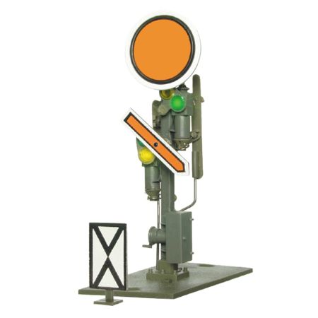 VIESSMANN 4511 H0 Semafor z tarczą ostrzegawczą Vr0, Vr1, Vr2