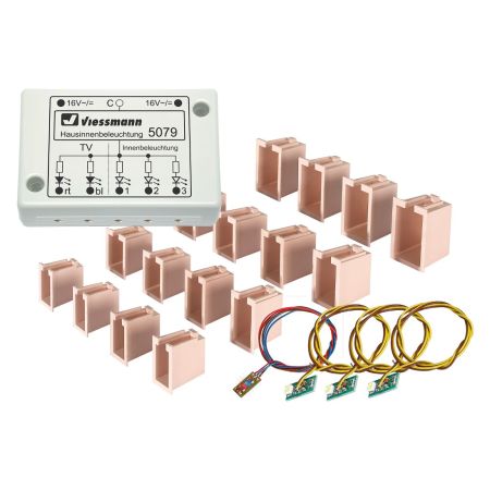 VIESSMANN 5079 H0 Oswietlenie wnętrza Led z symulacją TV
