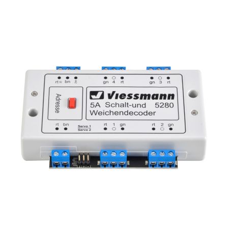 VIESSMANN 5280 Przełącznik wieloprotokołowy i dekoder zwrotnic