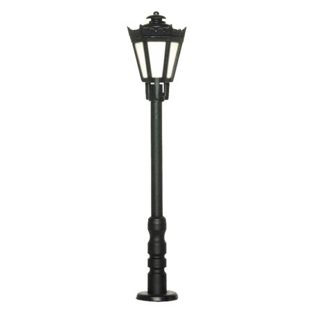 VIESSMANN 6070 H0 Latarnia parkowa, Led białe ciepłe, wys. 56 mm