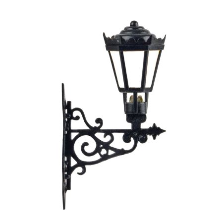 VIESSMANN 6074 H0 Parkowa lampa ścienna, Led białe ciepłe