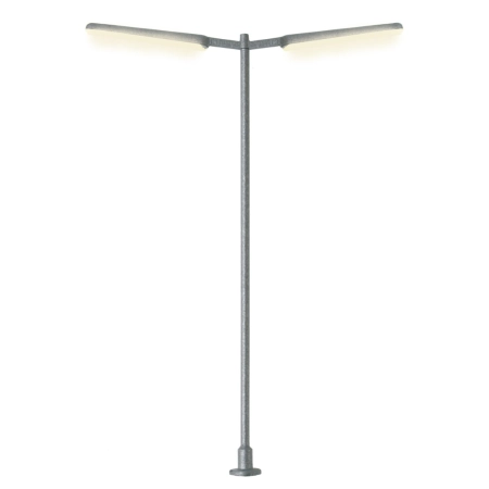 VIESSMANN 6099 H0 Latarnia uliczna dwuramienna Led 87 mm