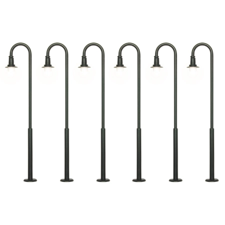 VIESSMANN 61406 H0 Latarnia parkowa LED biały ciepły, 6 szt.