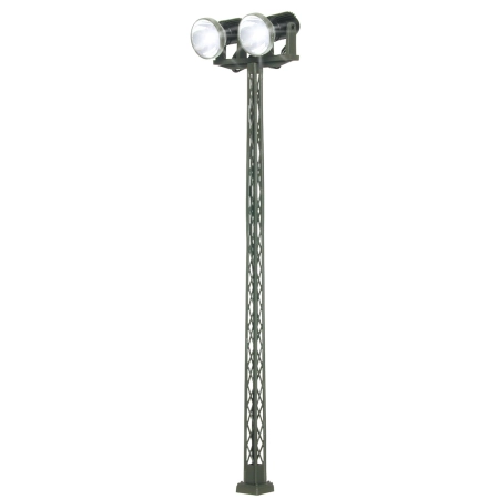 VIESSMANN 6332 H0 Maszt z podwójnym reflektorem punktowym Led, 135 mm