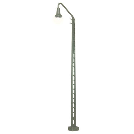 VIESSMANN 6384 H0 Lampa peronowa 1-ramienna, metalowa, wys. 140 mm