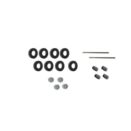 VIESSMANN 8423 (N/N) CarMotion - H0 Retrofit - podwójne felgi, opony i osie do naczep i przyczep Kibri