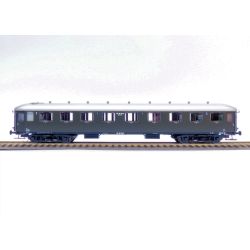 EXACT-TRAIN EX10021 Wagon pasażerski AB7542 (oliwkowy, srebrny dach), NS, Ep. IIIa