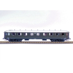 EXACT-TRAIN EX10021 Wagon pasażerski AB7542 (oliwkowy, srebrny dach), NS, Ep. IIIa