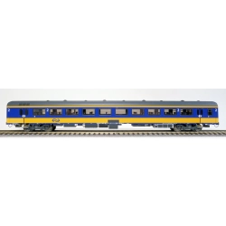 EXACT-TRAIN EX11005 ICRm Amsterdam - Rotterdam für den Inlandseinsatz Endwagen Bpmez10 , NS, Ep. VI