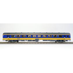 EXACT-TRAIN EX11012 ICRm Amsterdam - Breda für den Inlandseinsatz Endwagen Bpmez10 (Farbe Gelb / Blau), NS, Ep. VI