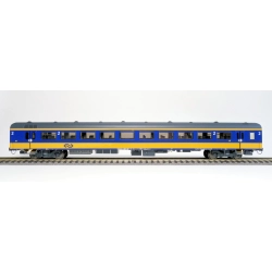 EXACT-TRAIN EX11014 ICRm Amsterdam - Breda für den Inlandseinsatz Reisezugwagen Bpmz10 ( Farbe Gelb / Blau), NS, Ep. VI