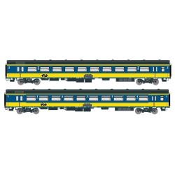 EXACT-TRAIN EX11063 2er-Set ICR (Originalversion) für den Nachverkehr nach Belgien, Deutschland und Luxembourg Reisezugwagen A und Reisezugwagen B ( A