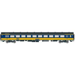 EXACT-TRAIN EX11104 ICRm Garnitur 4 Reisezugwagen A (Neue farbe Gelb / Blau), NS, Ep. V
