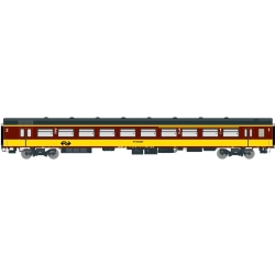 EXACT-TRAIN EX11171 ICR (Originalversion) für den Beneluxzug nach Belgien Reisezugwagen A4B6 ( Farbe Gelb / Rot) mit Beleuchtung und Figuren, NS, Ep.