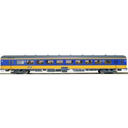 EXACT-TRAIN EX11175 ICRm Garnitur 4 Reisezugwagen B( Neue farbe Gelb / Blau)mit Beleuchtung und Figuren, NS, Ep. V