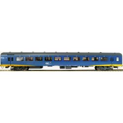 EXACT-TRAIN EX11182 ICR Plus Reisezugwagen A ( Farbe Blau) mit Beleuchtung und Figuren, NS, Ep. IV