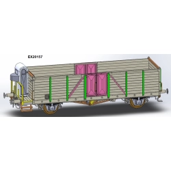 EXACT-TRAIN EX20157 Villach Ommr 43-25-30 (Bremserhaus), DR, Ep. III