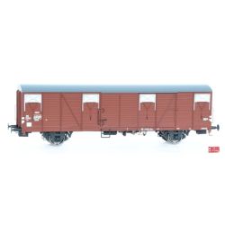 EXACT-TRAIN EX20187 HBS Dunkel Aluminium Luftklappen mit 'Philips' Plakat und Aufschrift 'Philips Kobenhavn', NS, Ep. III