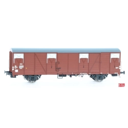 EXACT-TRAIN EX20187 HBS Dunkel Aluminium Luftklappen mit 'Philips' Plakat und Aufschrift 'Philips Kobenhavn', NS, Ep. III