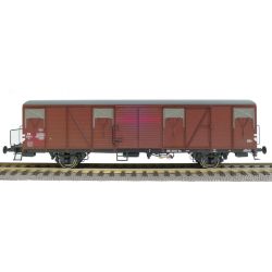 EXACT-TRAIN EX20188 HBS Dunkel Aluminium Luftklappen mit Bremserbühne. Mit farbigen Hintergründ und Aufschrift 'Rotterdam Feyenoord', NS, Ep. III